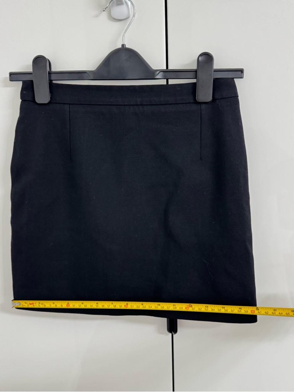Saint Laurent Black Mini Skirt - Minimal A-Line - Picture 7 of 8